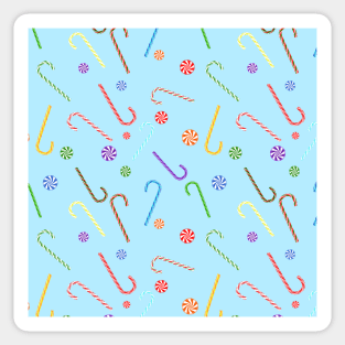 Christmas Candy Pattern Sticker